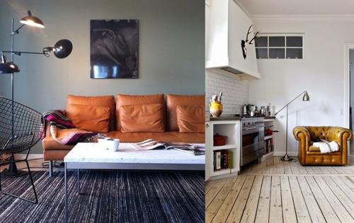 Кожа в интерьере: с чем сочетать? 03