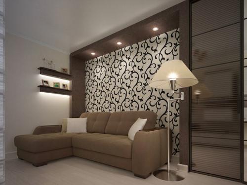 Дизайн интерьера 1-комнатной квартиры 35 кв. 02