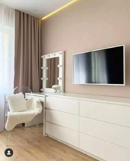 Современный вариант дизайна квартиры в светлых оттенках. 03