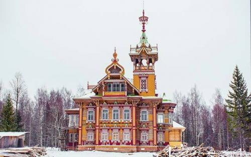 Восстановленный терем Мартьяна Сазонова в Асташове, костромская область. 06