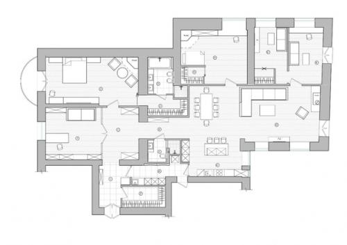 Лаконичная квартира в старом доме. 09