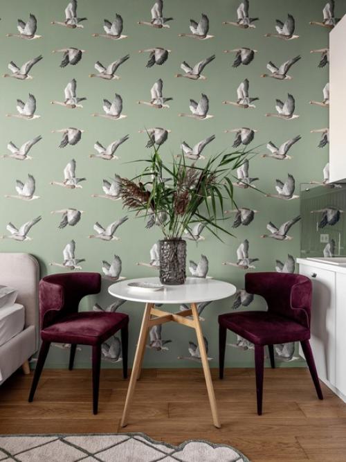 Интерьер маленькой квартиры - студии 23 кв. 03