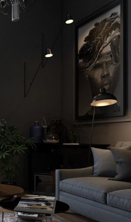 Дизайн кухни гостиной. 03