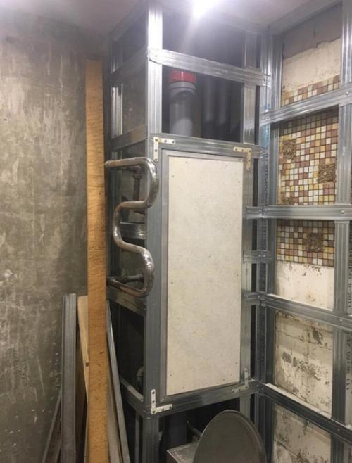 Процесс преображения ванной комнаты. 03