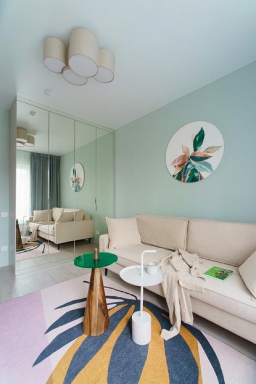 Интерьер 1-комнатной квартиры 38 кв. 09