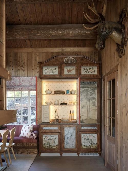 Вековое шале на шведском горнолыжном курорте оре. 01