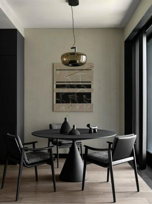 Шикарный интерьер в темных тонах. 03