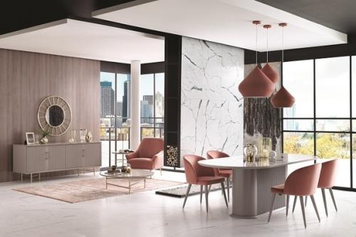 Розовый в интерьере. 02