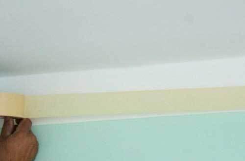 Потолочный плинтус - как клеить. 03