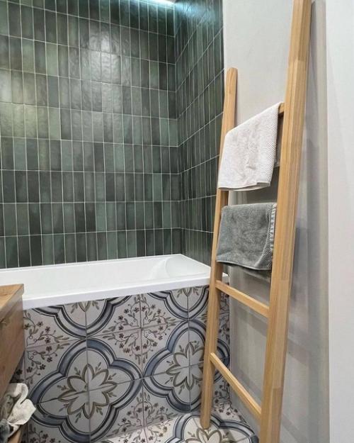 Красивая ванная комната и санузел из одного проекта. 04