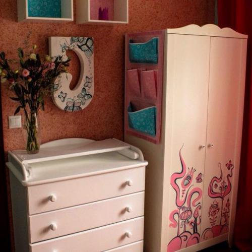 Дизайн детской комнаты для девочек. 01