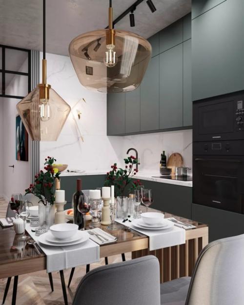 Лаконичный кухонный гарнитур. 03