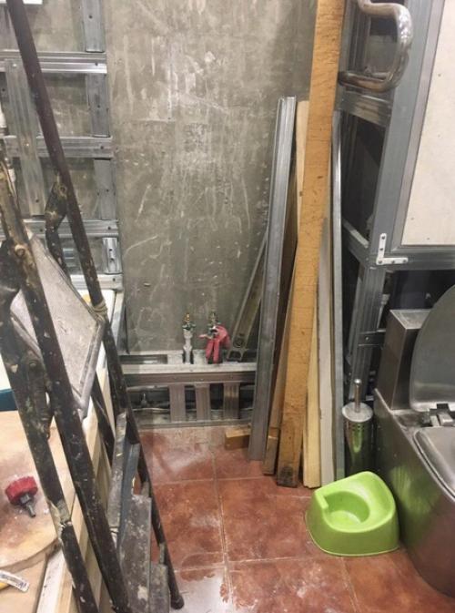 Процесс преображения ванной комнаты. 04