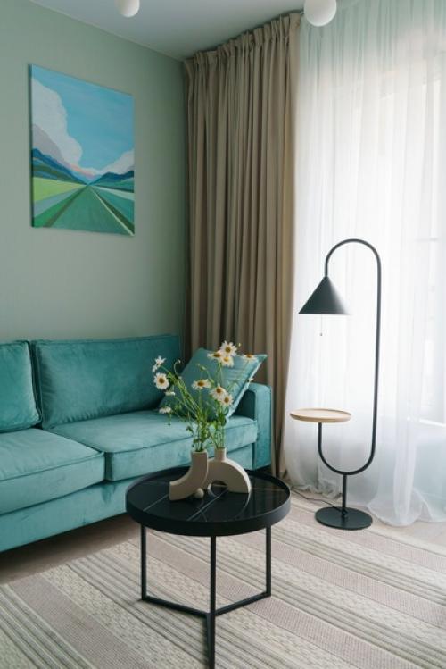 Интерьер 1-комнатной квартиры 38 кв. 06