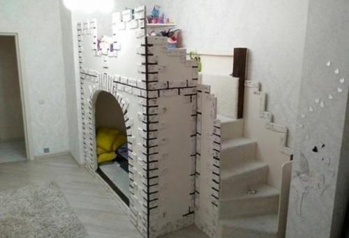 Процесс оформления кровати своими руками. 03