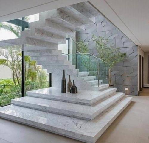 Распространённые варианты использования искусственного камня в интерьере. 01