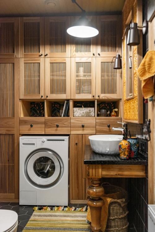 Интерьер как арт - объект: яркий дачный дом семьи архитекторов. 08 Интерьер как арт - объект: яркий дачный дом семьи архитекторов. 08