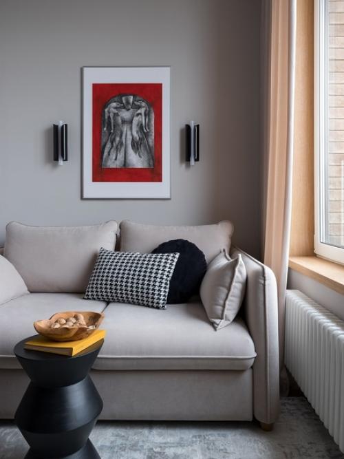 Интерьер однокомнатной квартиры 36, 3 кв. 05