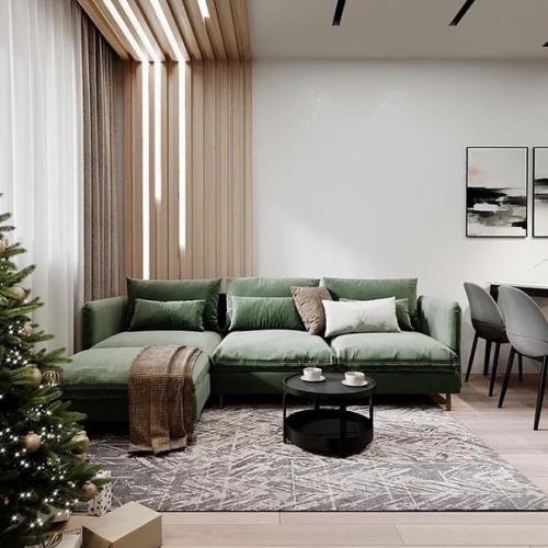 Стильная кухня - гостиная. 01