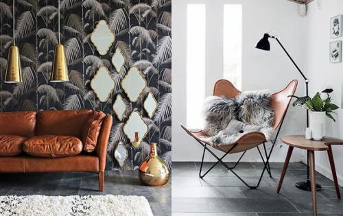 Кожа в интерьере: с чем сочетать? 02
