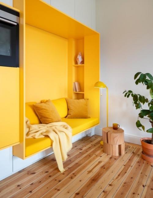 Небольшая яркая квартира с очень функциональными стенами! 03 Небольшая яркая квартира с очень функциональными стенами! 03