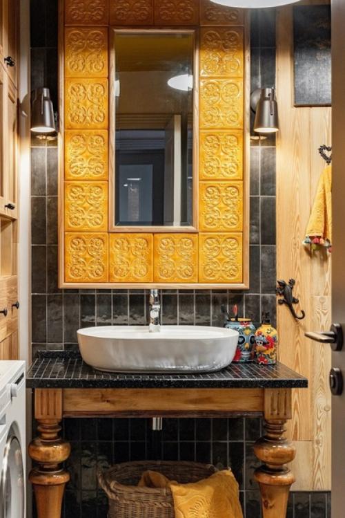 Интерьер как арт - объект: яркий дачный дом семьи архитекторов. 07 Интерьер как арт - объект: яркий дачный дом семьи архитекторов. 07