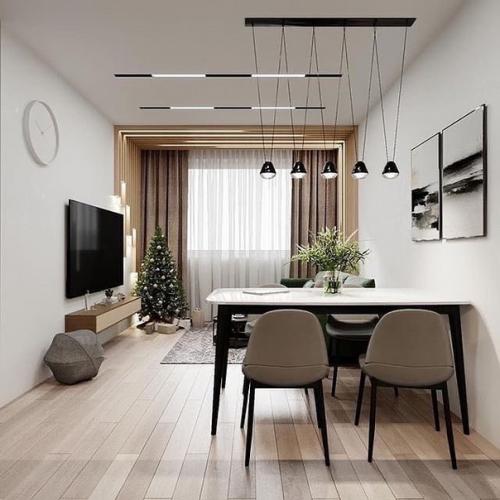 Стильная кухня - гостиная. 03