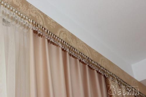 Спальня в однокомнатной квартире с легким восточным акцентом. 03