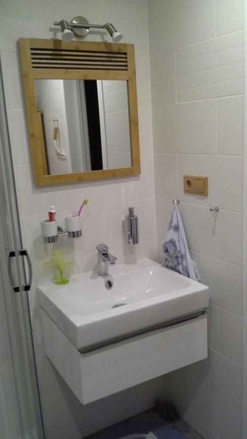 Светлая ванная комната от нашей подписчицы: 01