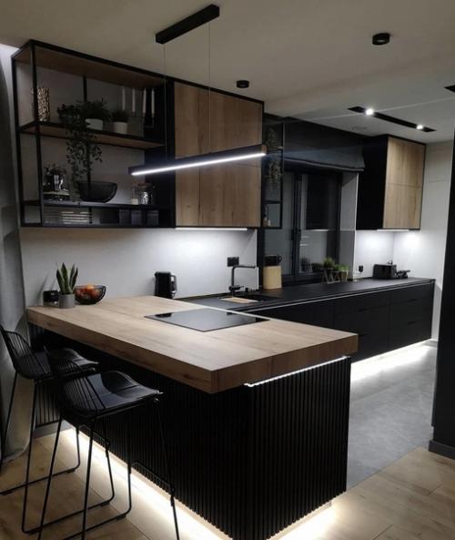 Продуманный интерьер небольшого загородного дома. 06