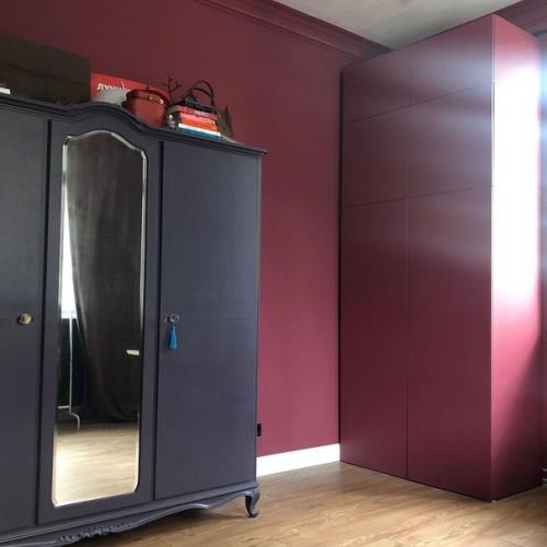 Детали очень красивого и необычного интерьера Сталинки в Москве. 03