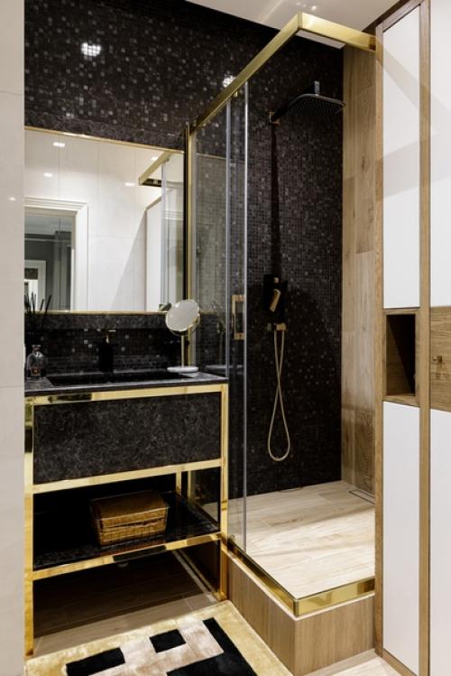 Светлая квартира 125 м в теплой гамме. 09