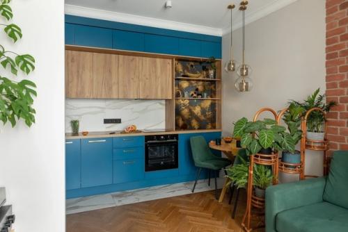 Однушка, которая разрушает стереотипы: интерьер квартиры 45 кв. 03 Однушка, которая разрушает стереотипы: интерьер квартиры 45 кв. 03