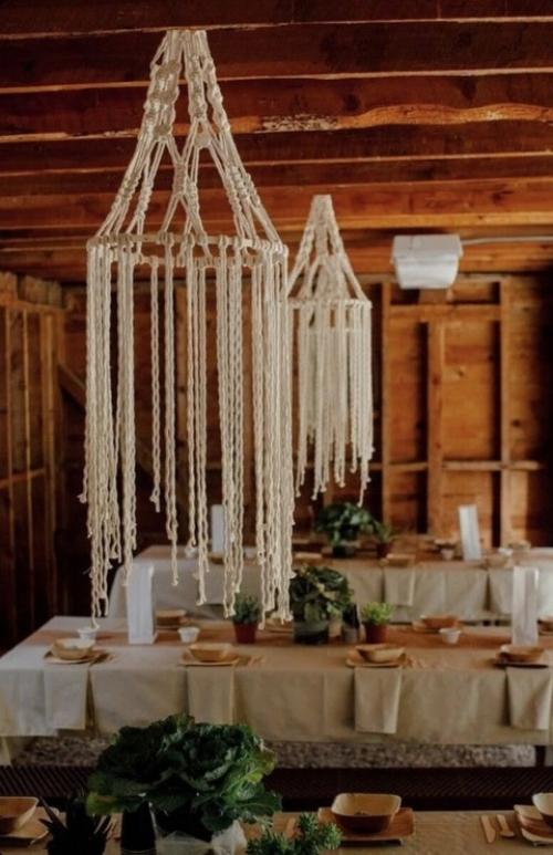 Макраме в интерьере ресторанов. 09