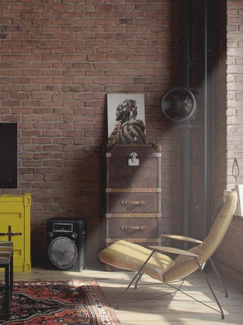 Как оформить квартиру в модном стиле Лофт? 04