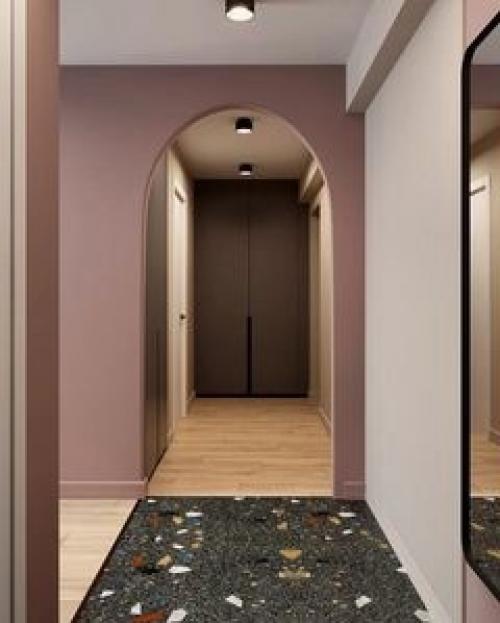 Кухня - гостиная и коридор - это две самые динамичные зоны в доме. 06