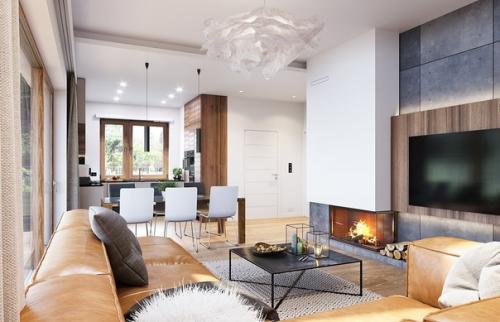 Эскизный проект небольшого, одноэтажного дома. 07