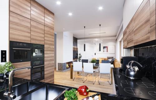 Эскизный проект небольшого, одноэтажного дома. 08