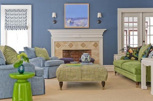 Красочные интерьеры от Katie Rosenfeld. 03