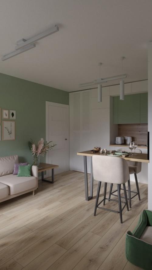 Дизайн интерьера в квартире Vikihoul с чистовой отделкой. 01