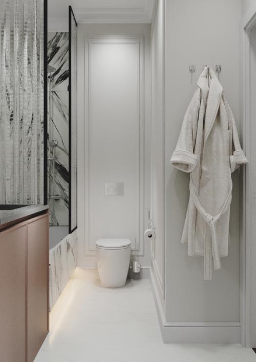 Мы продолжим с вами смотреть квартиру в современной классике. 04