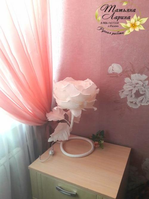 Сегодня на свет появилась еще одна розочка - светильник! 06