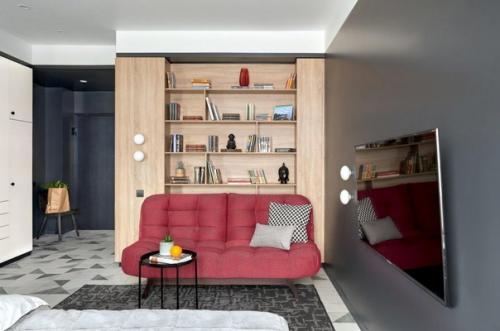 Современное, функциональный интерьер квартиры (31 кв. 01