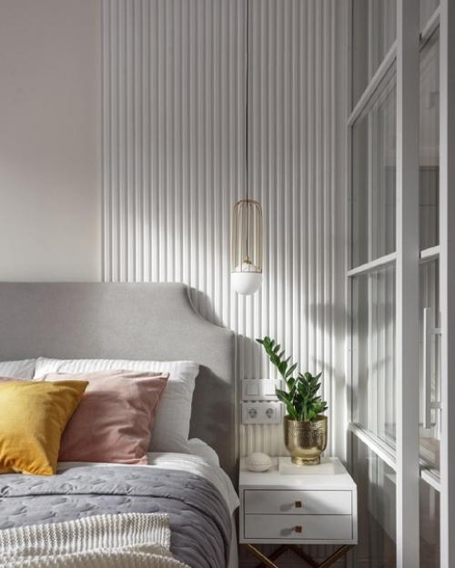 Из однокомнатной - в двухкомнатную: маленькая стильная квартира 38 кв. 02