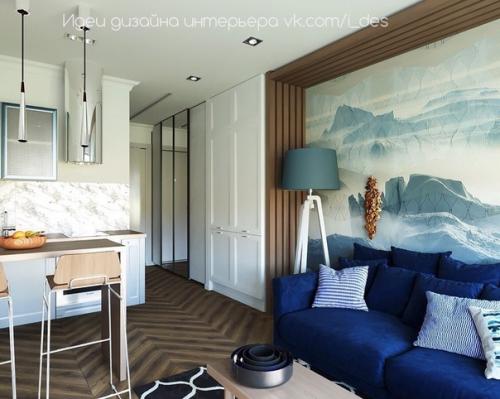 А вот еще одна студия, 24 кв. 03