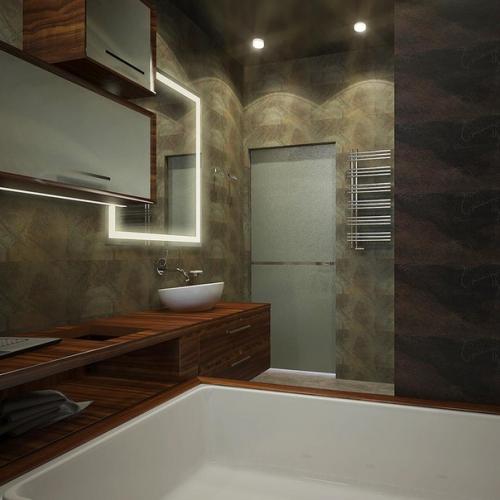 Как вам такой проект ванной комнаты?