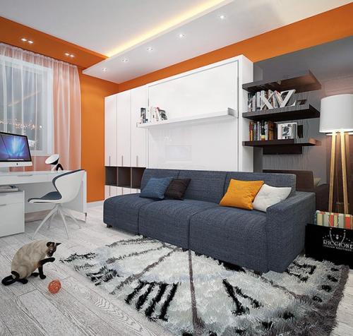 Дизайн - проект трехкомнатной квартиры 64, 6 кв.  