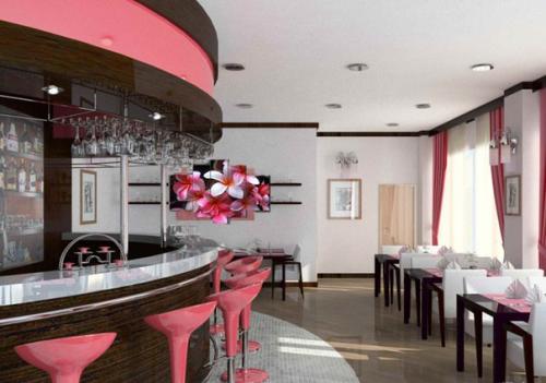 Интерьер с модульной картиной - стильный, необычный, яркий. 01