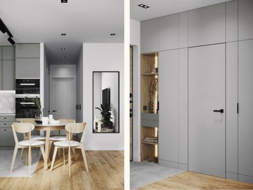 Стильный интерьер квартиры площадью около 50 кв. 04