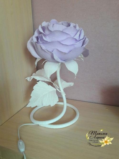 Сегодня на свет появилась еще одна розочка - светильник! 04